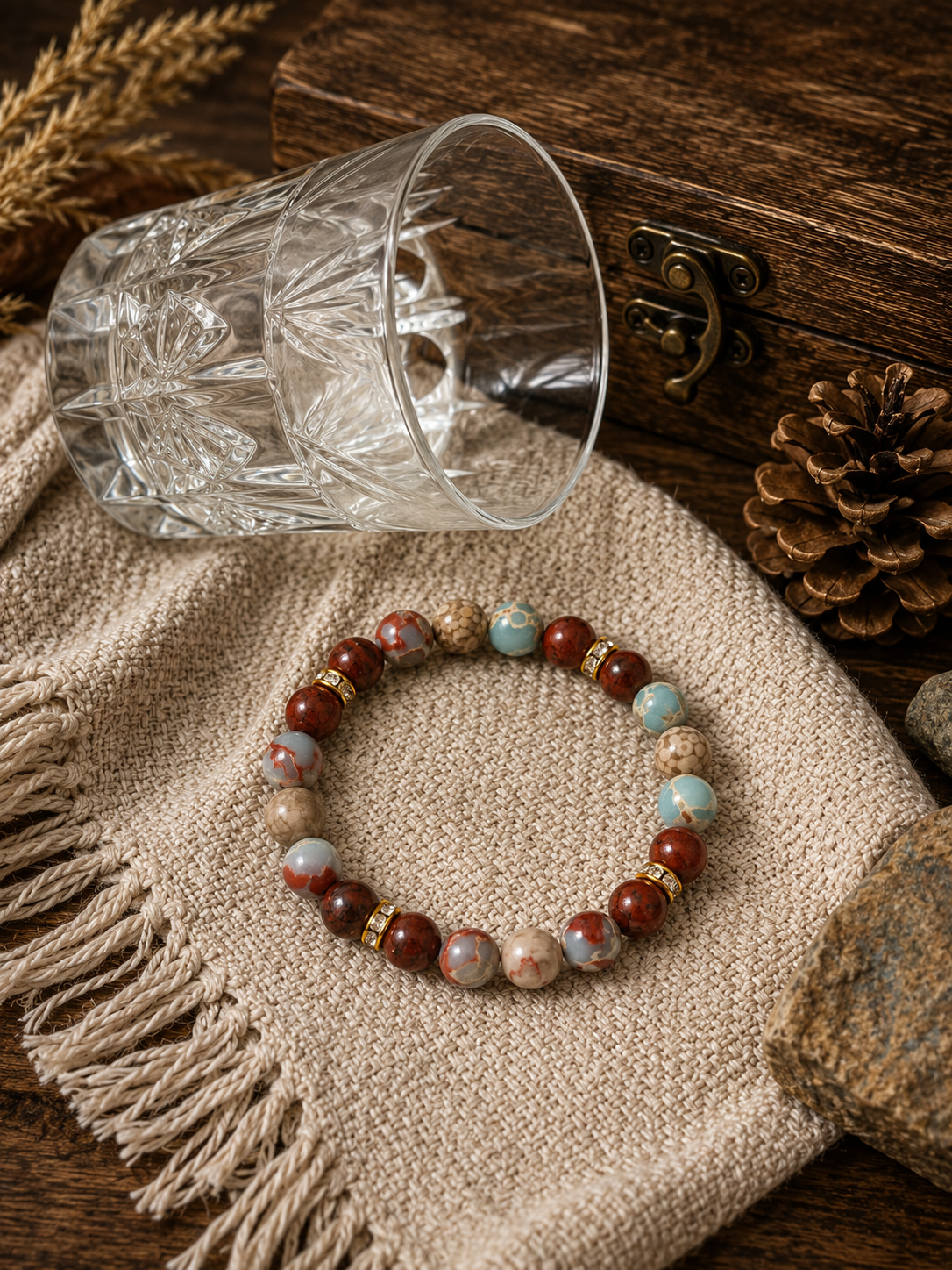 Desert Spring Beaded Bracelet