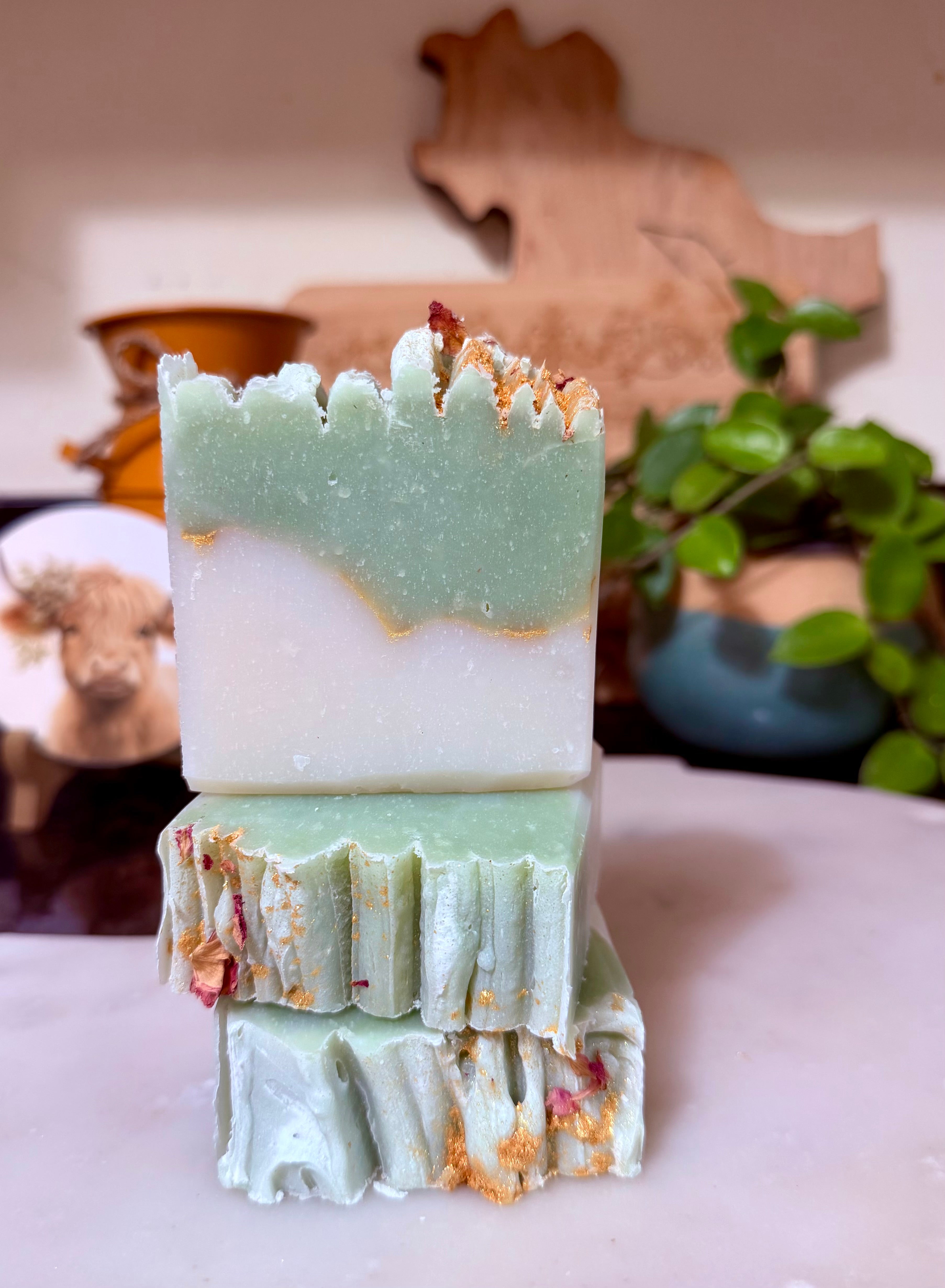 Rustic Raspberry Vegan Soap
