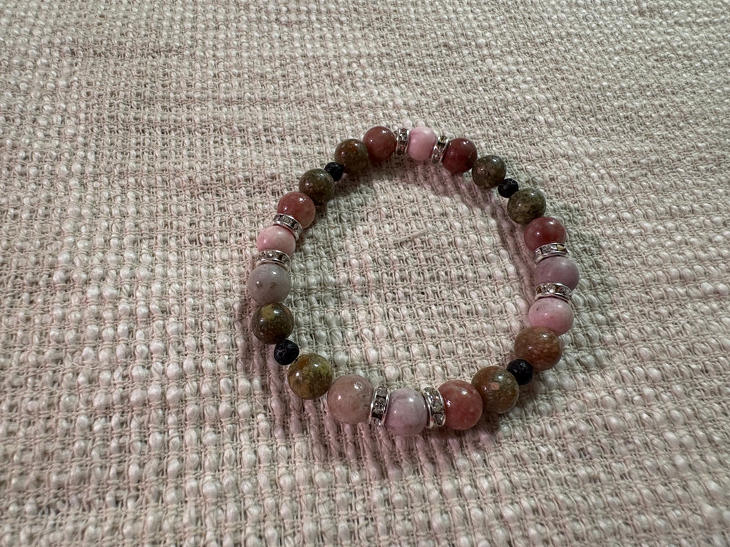Rose Garden Peace Beaded Bracelet