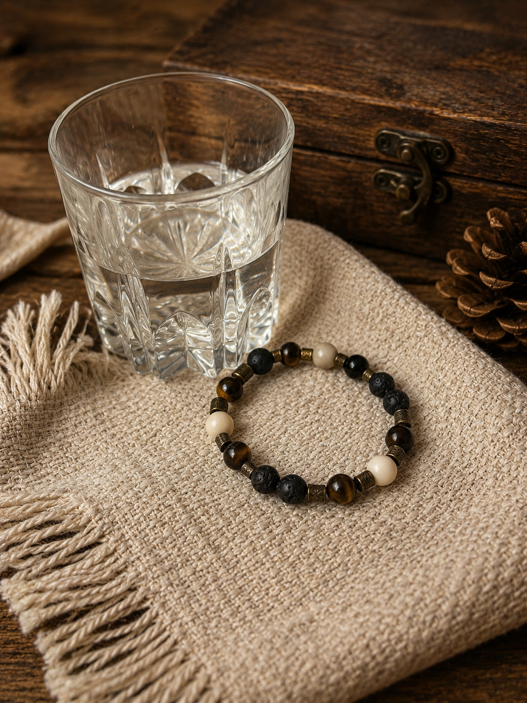 Ravenstone Beaded Bracelet