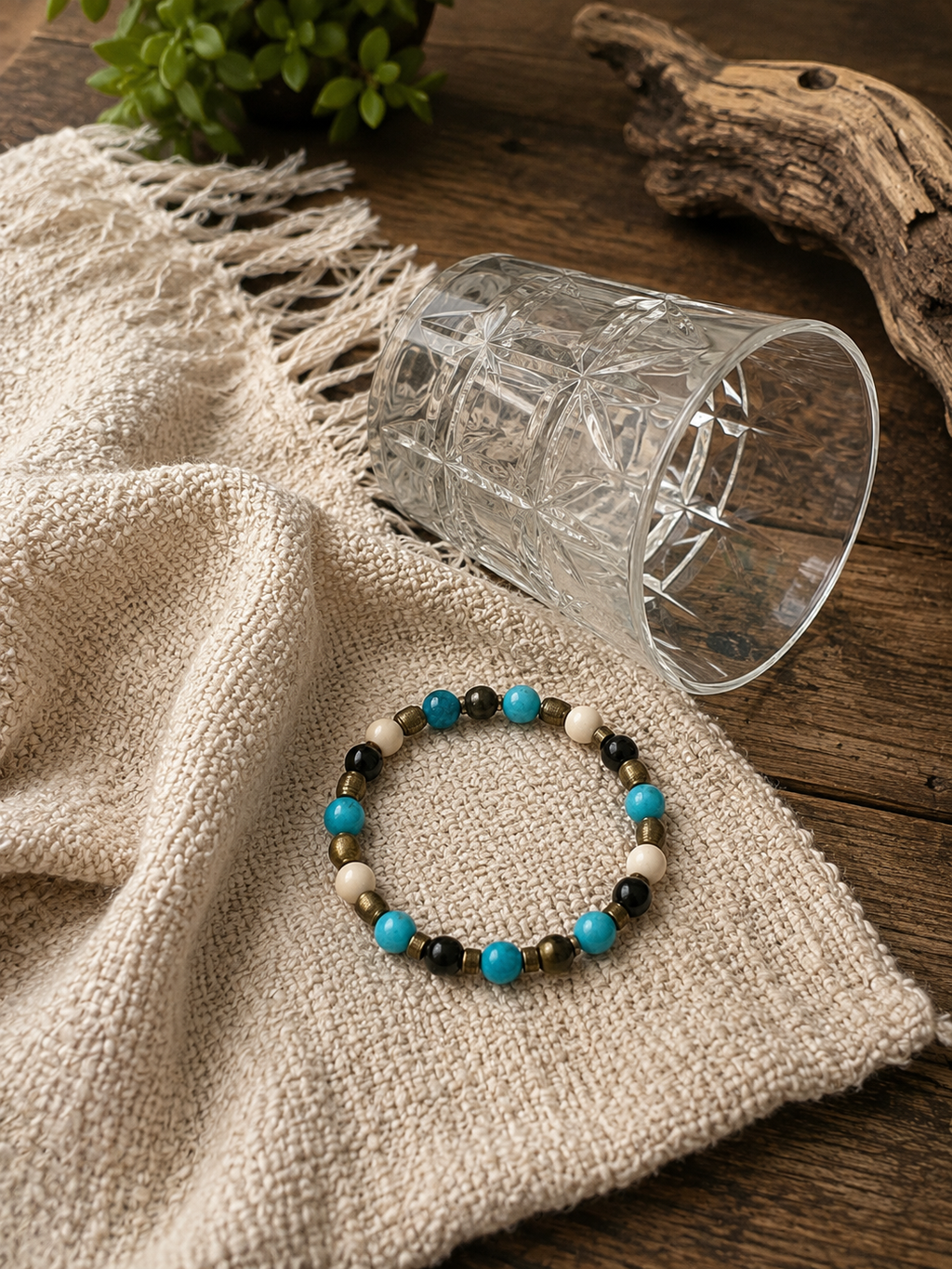 Turquoise Trail Beaded Bracelet